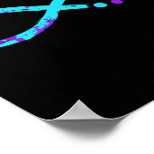 Poster Signe d'infini de sensibilisation à la prévention  (Coin)