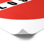 POSTER SIGNE D'INTERDICTION LOSER (Coin)