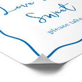 Poster SIGNE Dolce Vita Italienne Fête des mariées Traite (Coin)