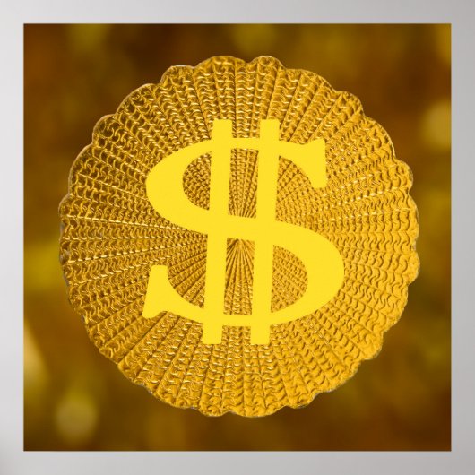 Poster signe dollar (Devant)