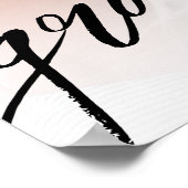 Poster Signe du Graduate Simple Script Photo Graduation P (Coin)