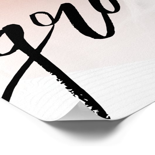 Poster Signe du Graduate Simple Script Photo Graduation P (Coin)