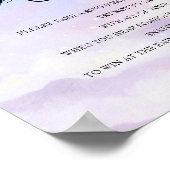 Poster Signe du jeu de Fête des mariées sur nuage 9 (Coin)