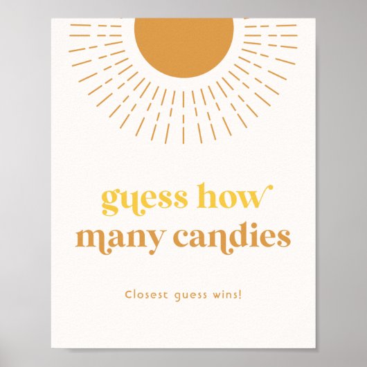 Poster Signe du jeu Sun Party | Devinez les bonbons (Devant)