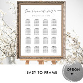 Poster Signe du Mariage de nos personnes préférées