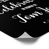 Poster Signe du Parti de la retraite faites votre propre (Coin)