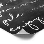 Poster Signe du parti des Tacos (Coin)