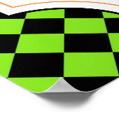 Poster signe du parti halloween choisissez votre poison (Coin)