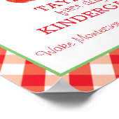 Poster Signe du premier jour de l'école (Coin)