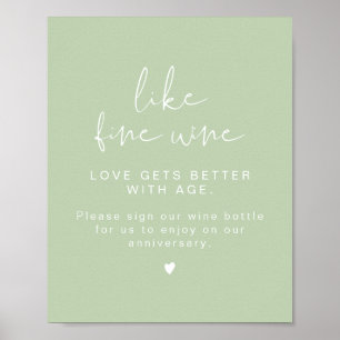 Poster SIGNE DU Vin Mariage LEAH Vibrant Pastel