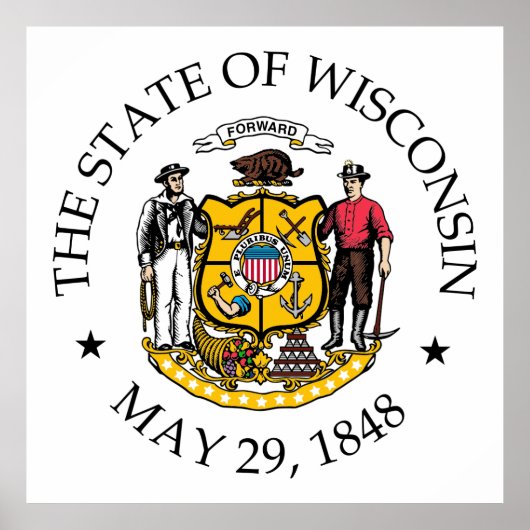 Poster signe du Wisconsin (Devant)