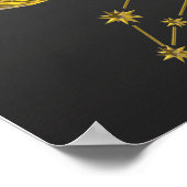 Poster Signe du zodiaque Lion (Coin)