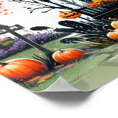 Poster SIGNE éffrayant D'Halloween 1er Anniversaire (Coin)