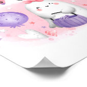 Poster SIGNE FEMME Baby shower Halloween Favoriser (Coin)