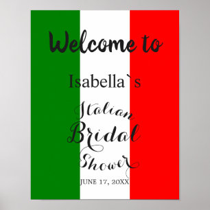 Poster SIGNE Fête des mariées italienne Italie moderne