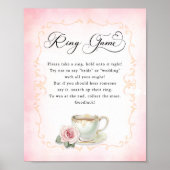 Poster Signe Fête des mariées - Thé de fête (Devant)