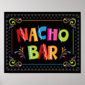 Poster Signe Fiesta NACHO BAR Party Imprimer (Devant)