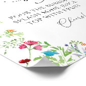 Poster SIGNE fleur sauvage DE BOISSONS DE LA BARRE Mimosa (Coin)