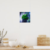 Poster Signé Green Tree Python (A) (Cuisine)