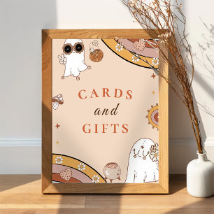 Poster Signe Halloween Baby showers cartes & cadeaux