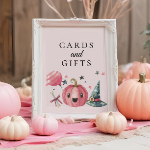 Poster Signe Halloween Baby showers cartes & cadeaux