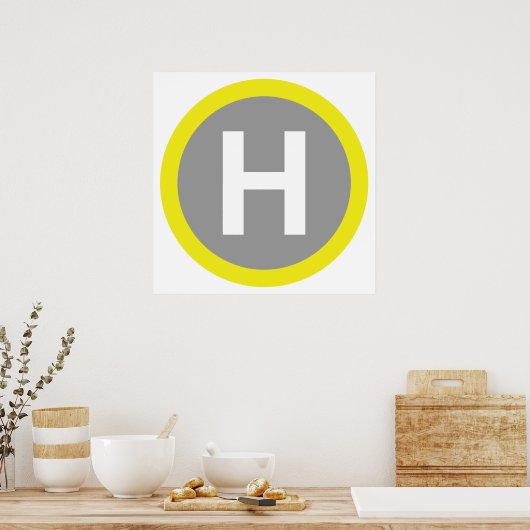 Poster SIGNE Helipad (Cuisine)