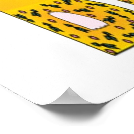 POSTER SIGNE "HEUREUX ANNIVERSAIRE" (Coin)