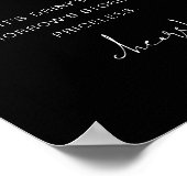 Poster SIGNE JOVI Edgy Black Boho Funny Open Bar (Coin)