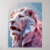 Poster SIGNE Lion Zodiaque (Devant)