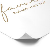 Poster Signe Little Cutie Citrus Baby shower Faveurs (Coin)