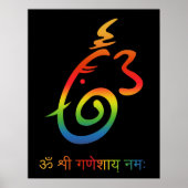 Poster Signe Lord Ganesha (Devant)