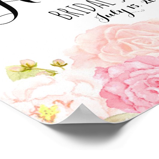 Poster signe mariage, accueil, douche, affiche, bannière (Coin)