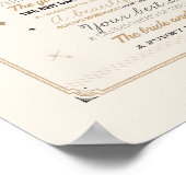 Poster Signe Mariage Black & Gold I Spy (Coin)