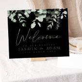 Poster SIGNE Mariage Boho Green Black Eucalyptus