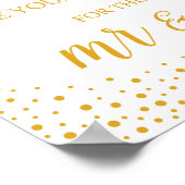 Poster SIGNE mariage - Date Jar Confetti SIGNE Mariage (Coin)