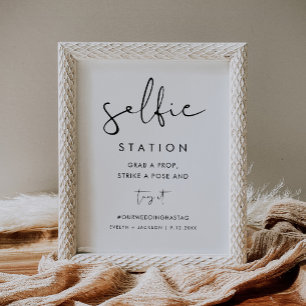 Poster SIGNE Mariage de cabine photo STELLA Selfie Statio