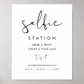Poster SIGNE Mariage de cabine photo STELLA Selfie Statio (Devant)