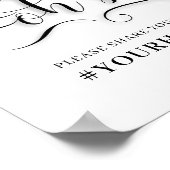 Poster Signe Mariage de Hashtag Oh Snap (Coin)