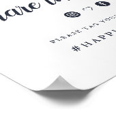 Poster Signe Mariage de la marine et de la calligraphie b (Coin)