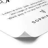 Poster SIGNE Mariage DE L'ANNÉE EVERLEIGH (Coin)