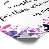 Poster Signe Mariage de mémoire enchantée Floral In Love (Coin)