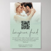 Poster Signe Mariage du fonds de lune de miel (Devant)