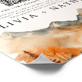 Poster SIGNE Mariage du Fonds pour la lune de miel de la  (Coin)