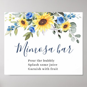 Poster SIGNE Mariage du Sunflower Eucalyptus Mimosa