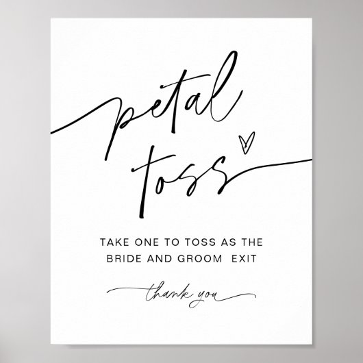 Poster SIGNE Mariage EVERLEIGH Petal Toss (Devant)