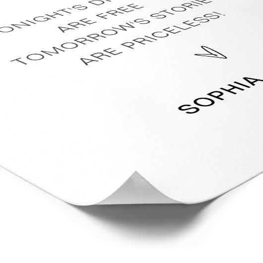 Poster SIGNE Mariage EVERLEIGIGH Open Bar (Coin)