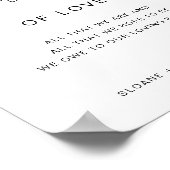 Poster SIGNE Mariage HARLOW Generation of Love (Coin)