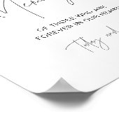 Poster SIGNE Mariage HARLOW In Love Memory (Coin)