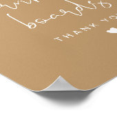 Poster SIGNE Mariage INDIE Boho Cornhole (Coin)