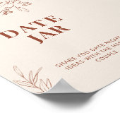 Poster Signe Mariage Jar Boho (Coin)